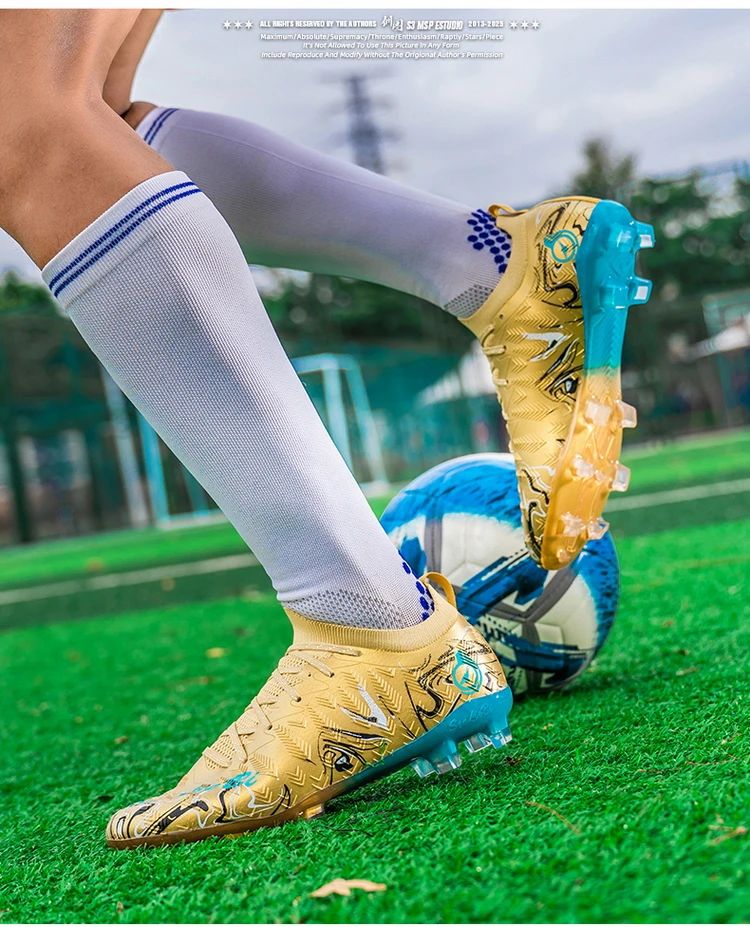 Men’s Soccer Cleats – Professional Football Boots, Non-Slip, Breathable