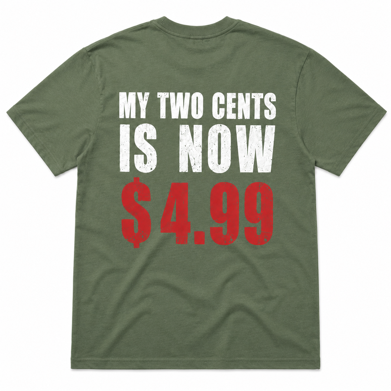 My Two Cents Is Now $4.99 Funny Inflation T-Shirt