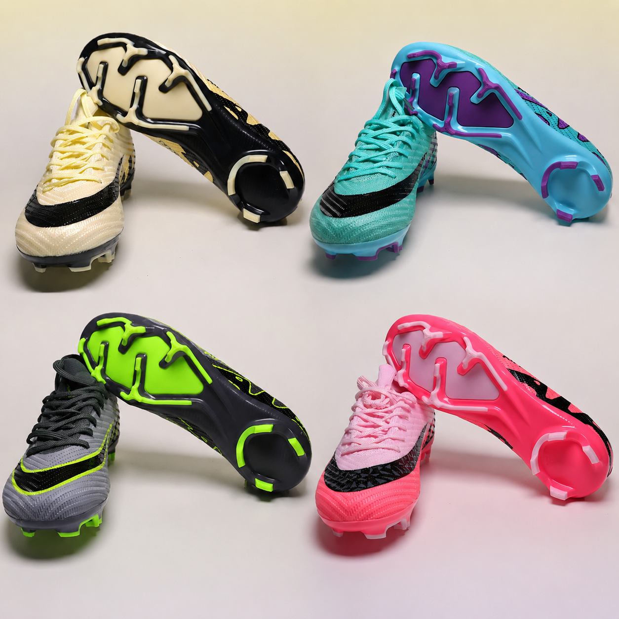 Pro Men’s Football Boots - Outdoor Studded Non-Slip Shoes