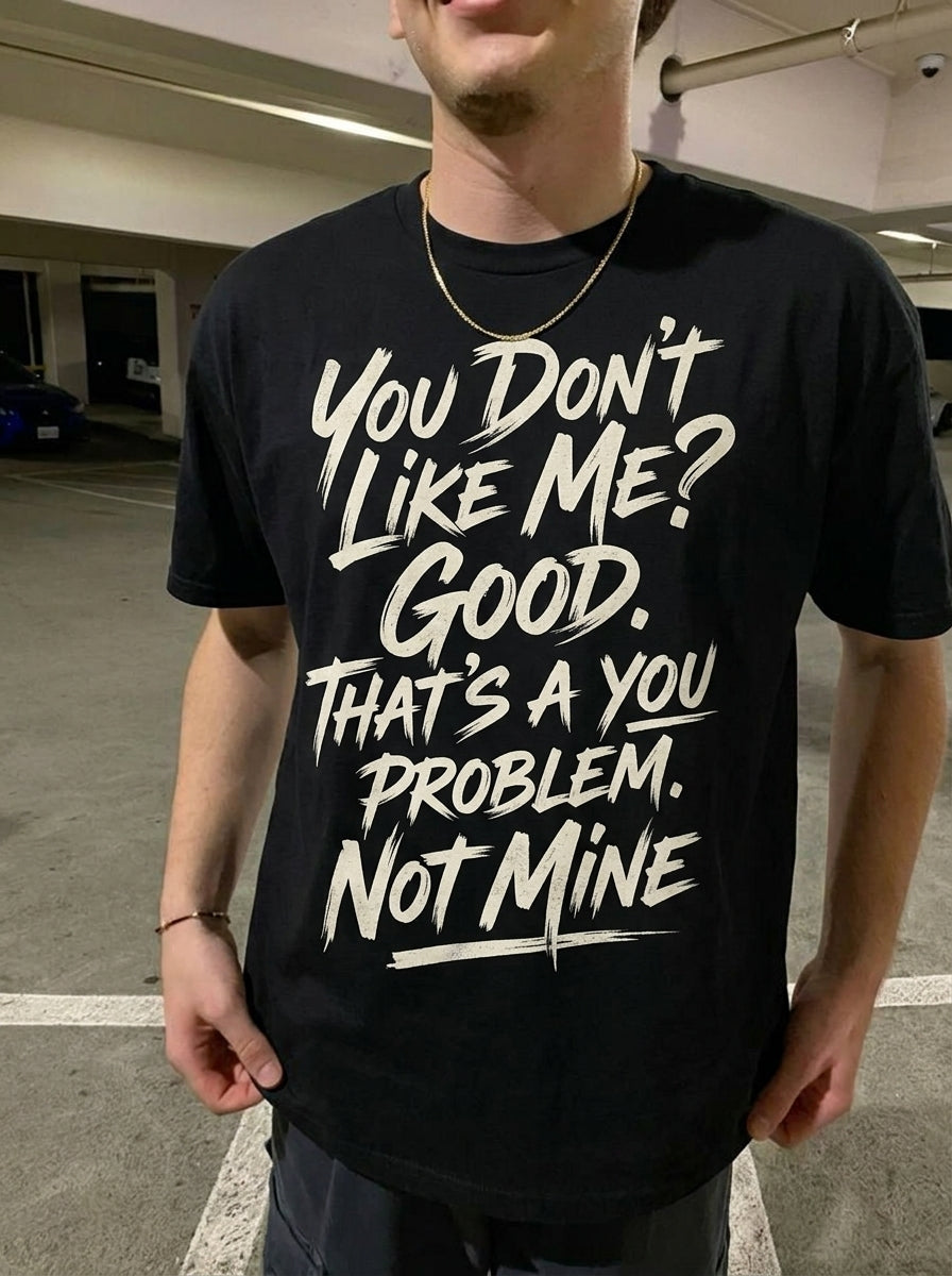 You Don't Like Me? Good. That's a you problem. Not Mine