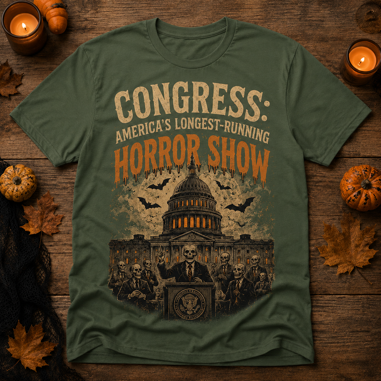 Congress America’s Longest-Running Horror Show T-Shirt