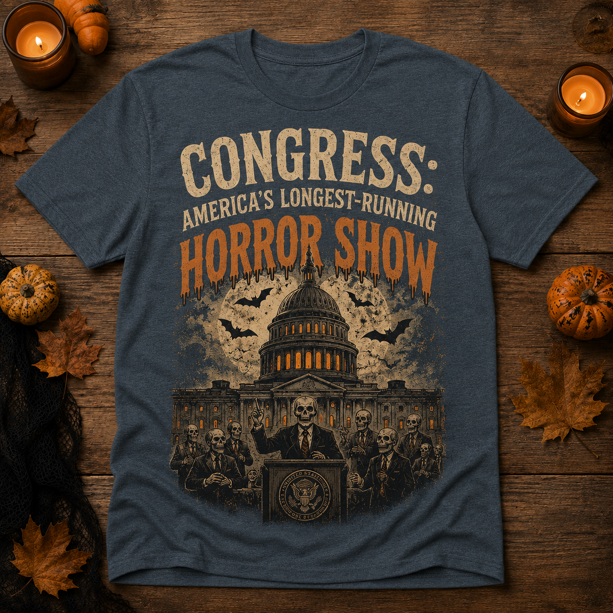 Congress America’s Longest-Running Horror Show T-Shirt