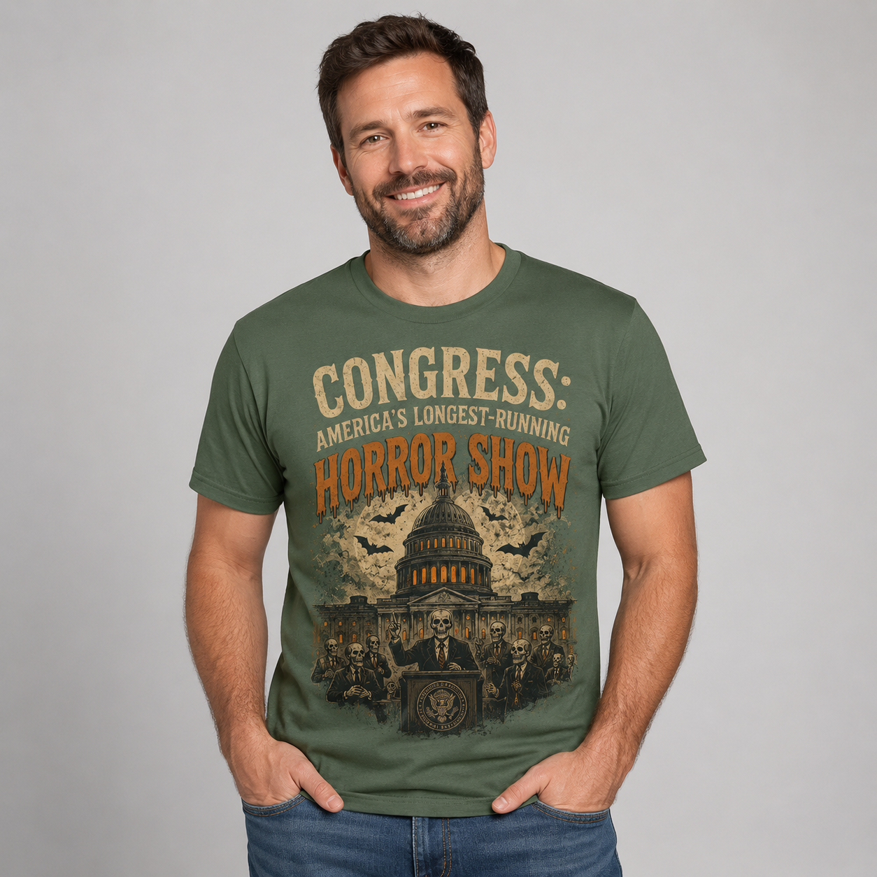 Congress America’s Longest-Running Horror Show T-Shirt