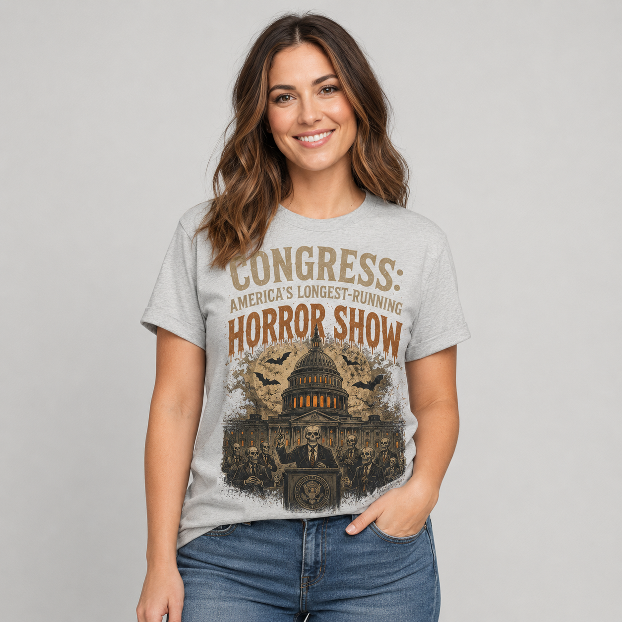 Congress America’s Longest-Running Horror Show T-Shirt