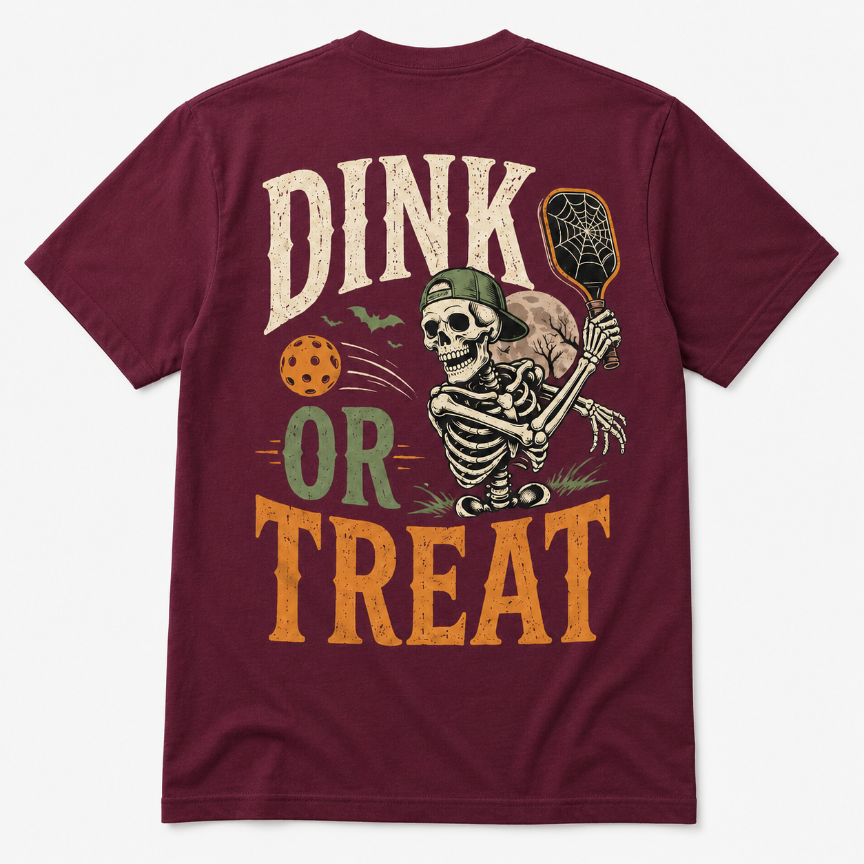 Dink or Treat Halloween Pickleball T-Shirt