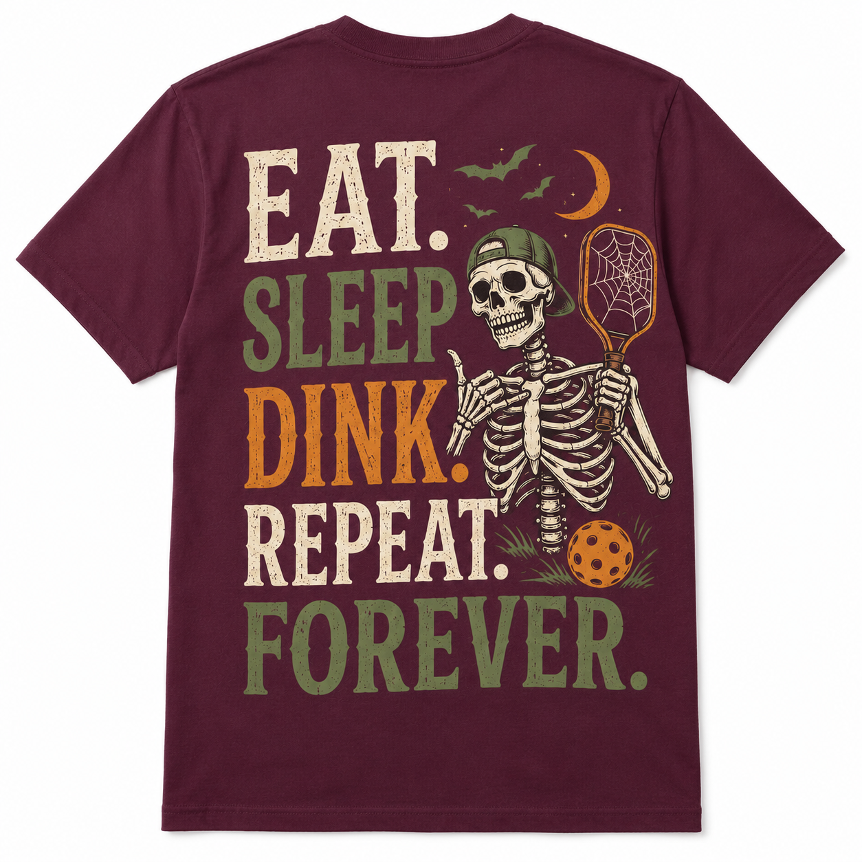 Eat Sleep Dink Repeat Forever Pickleball T-Shirt