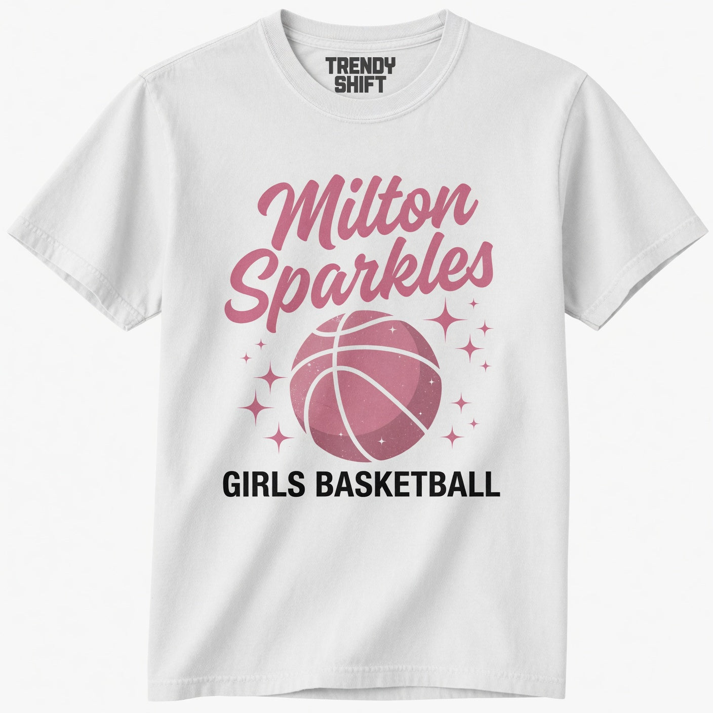 Milton Sparkles Girls Basketball T-Shirt
