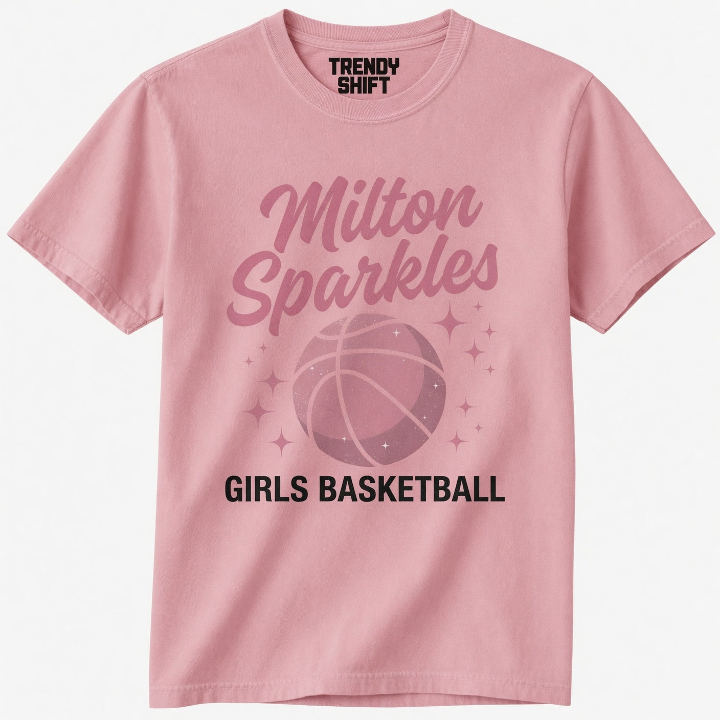 Milton Sparkles Girls Basketball T-Shirt