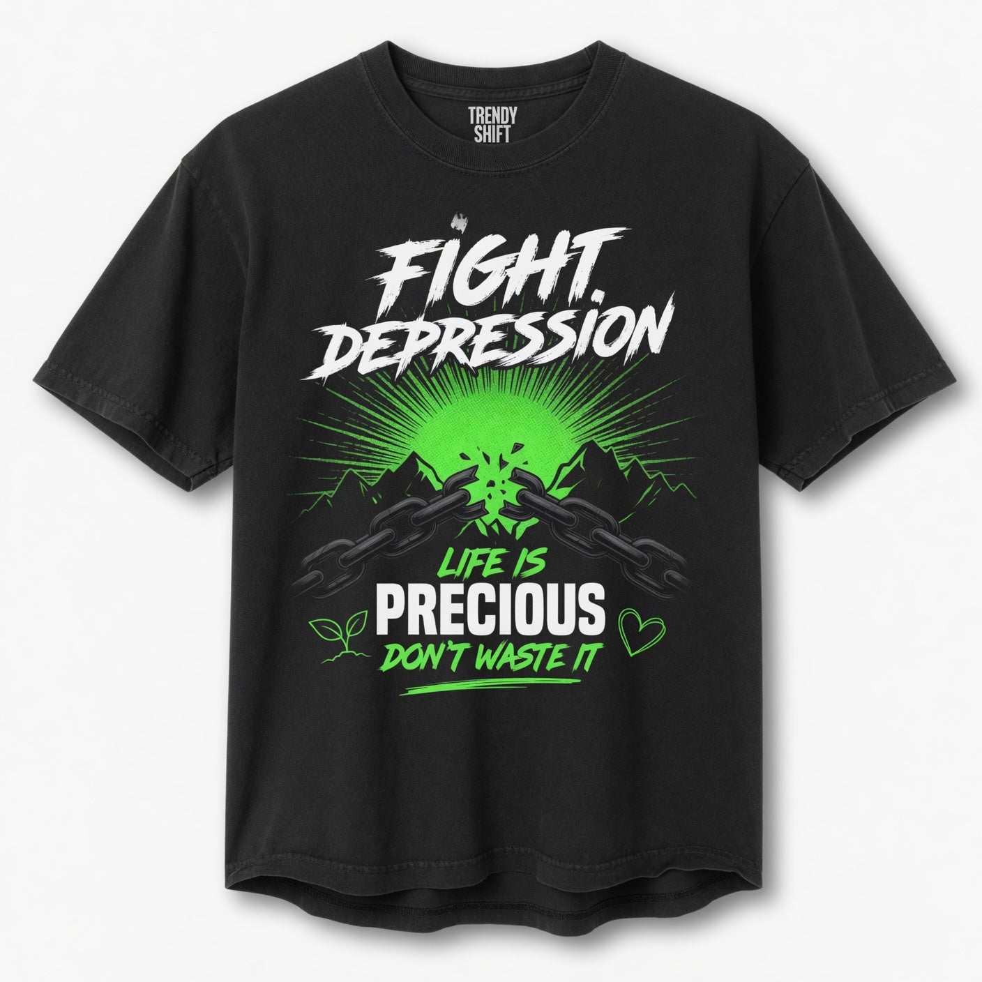 Fight Depression Life Is Precious Don't Waste It