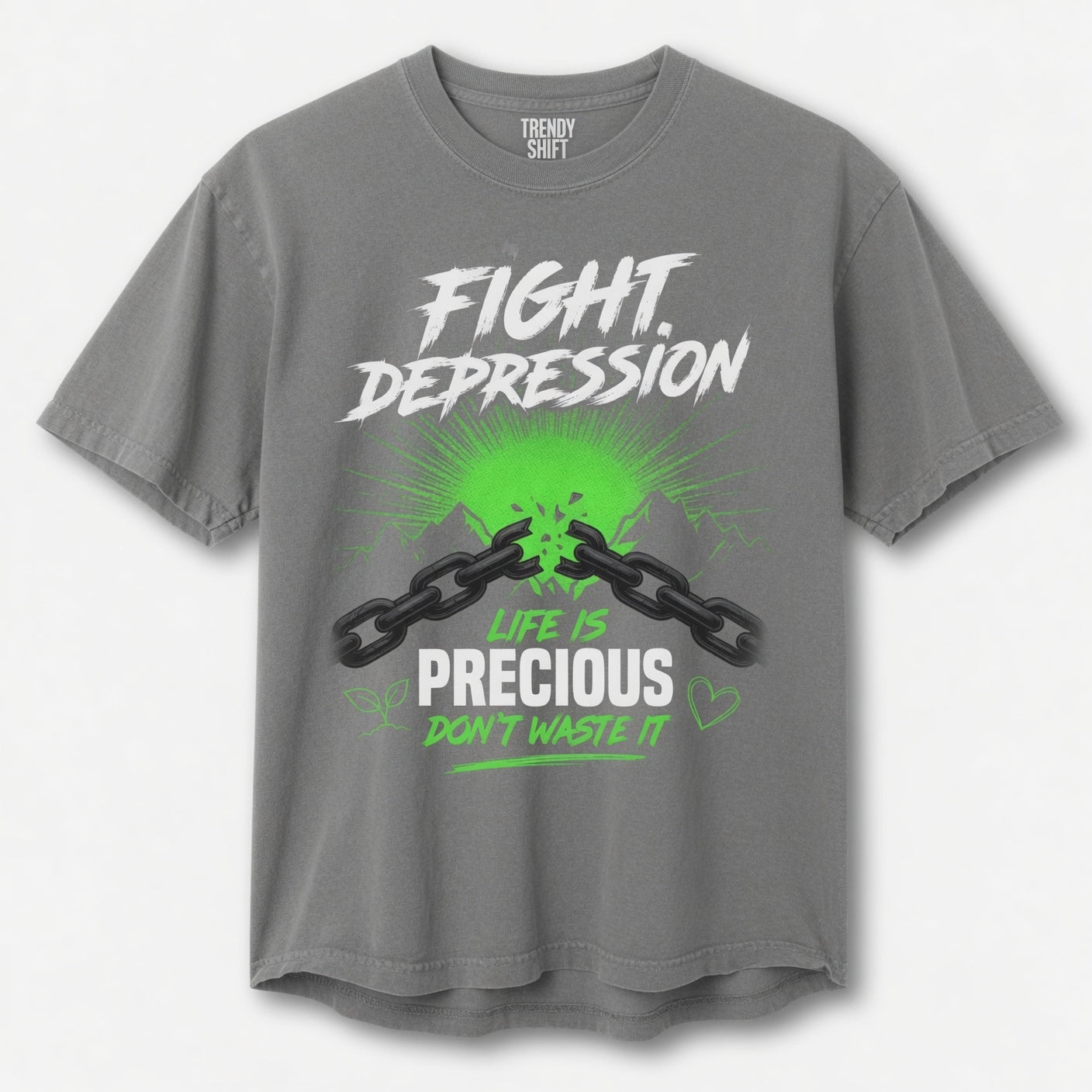 Fight Depression Life Is Precious Don't Waste It