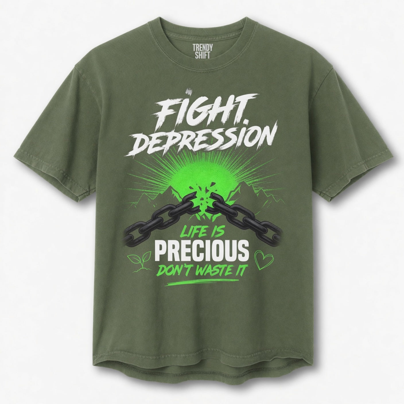 Fight Depression Life Is Precious Don't Waste It