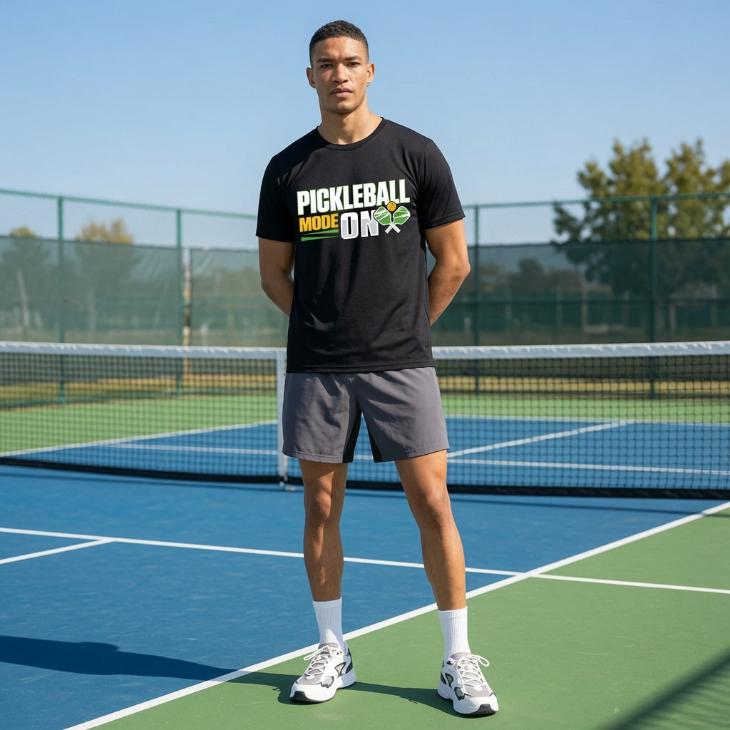 Pickleball Mode On Short Sleeve Tee Shirt