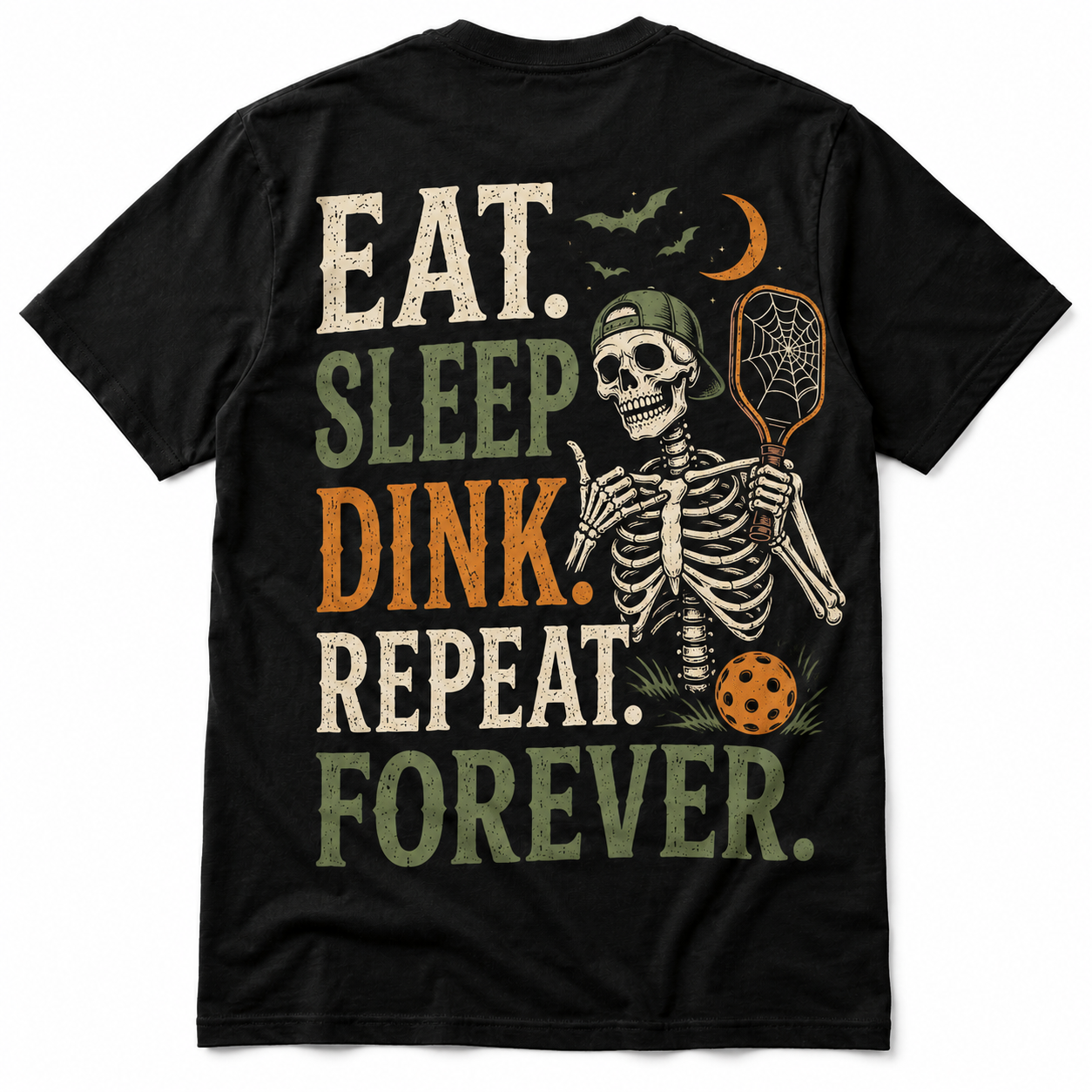 Eat Sleep Dink Repeat Forever Pickleball T-Shirt