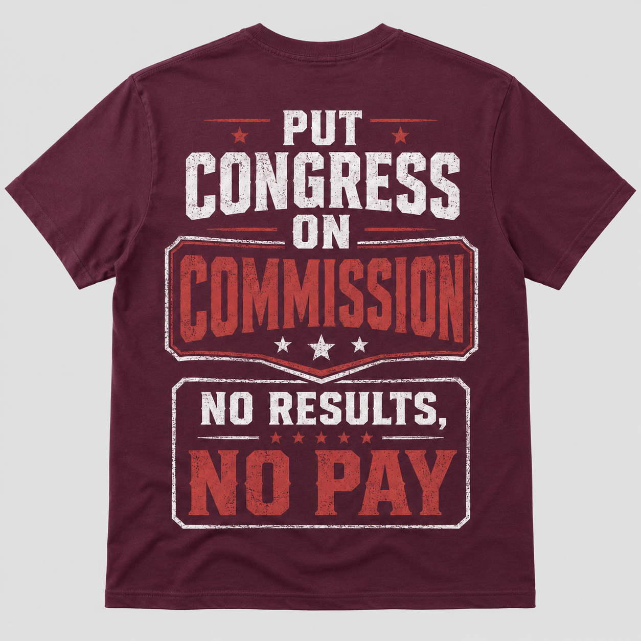 Put Congress on Commission Funny T-Shirt