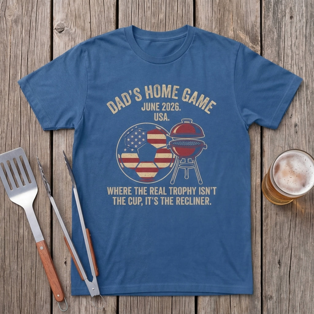 Dad Home Game. Where The Real Trophy Isn't The Cup, It's The Recliner