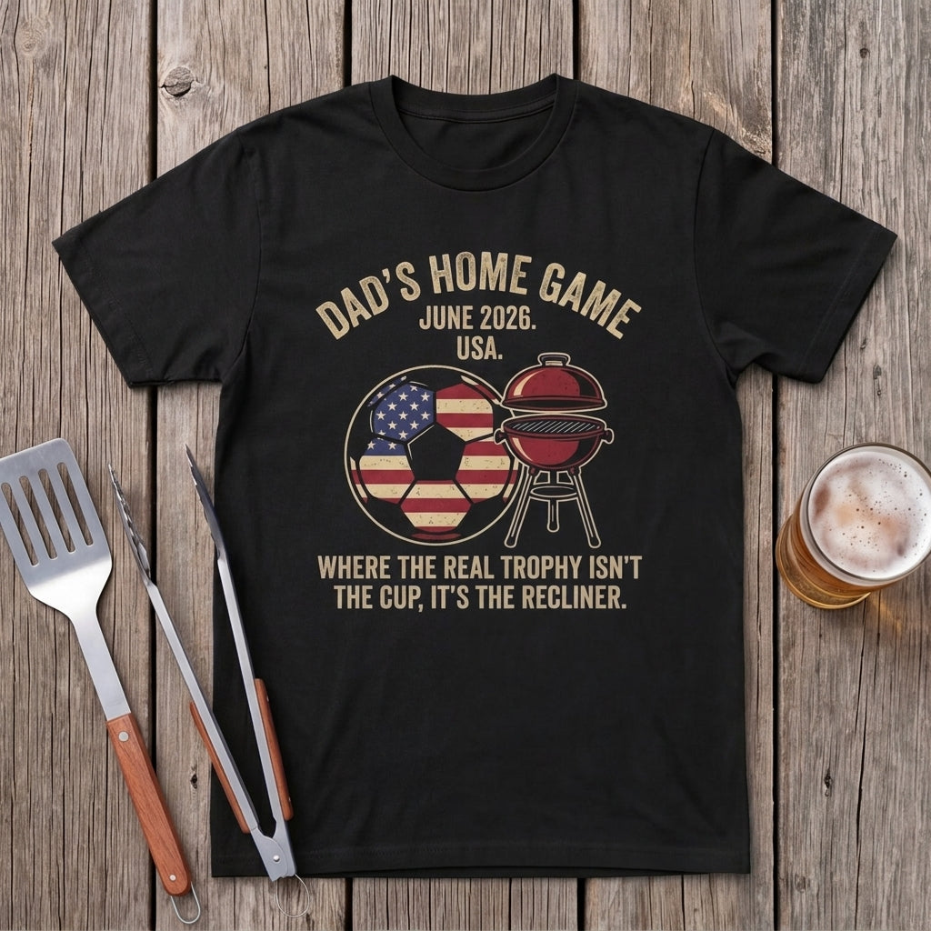 Dad Home Game. Where The Real Trophy Isn't The Cup, It's The Recliner