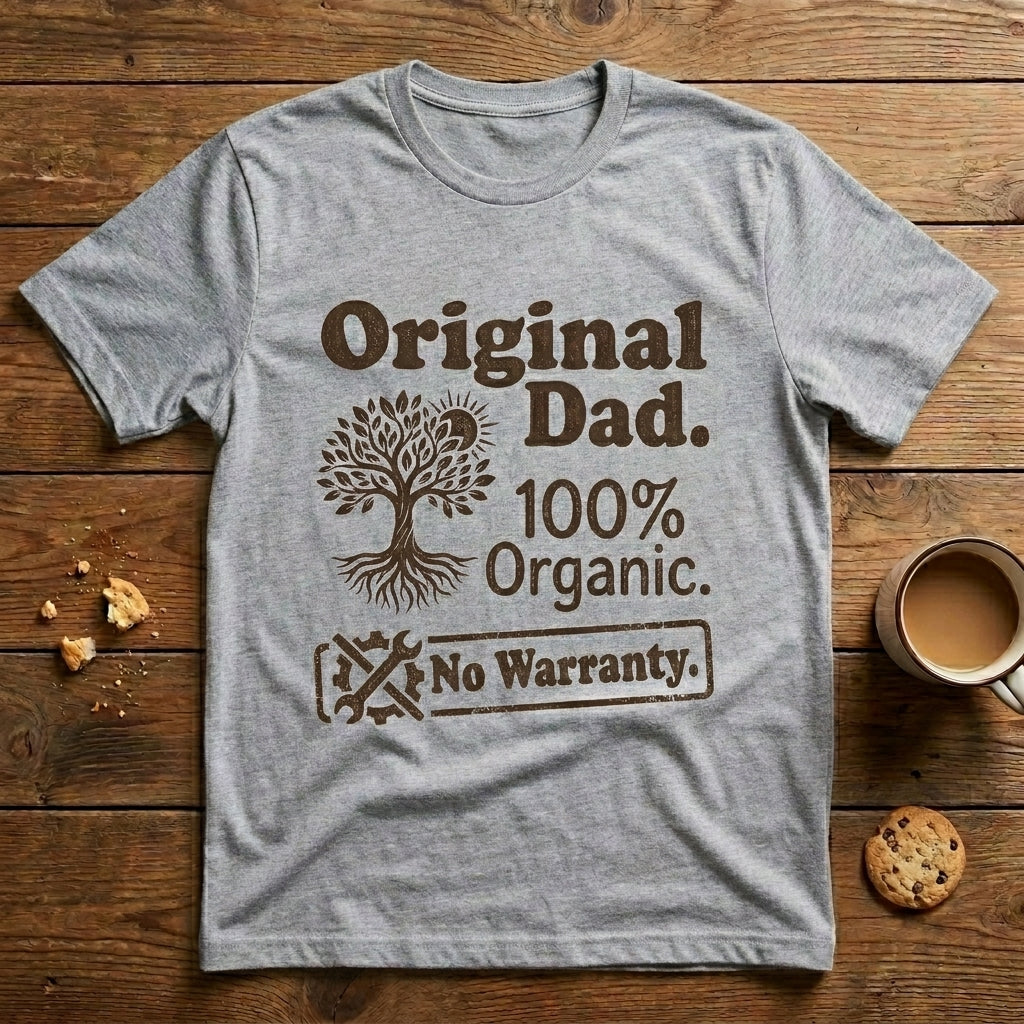 Original Dad. 100% Organic. No Warranty