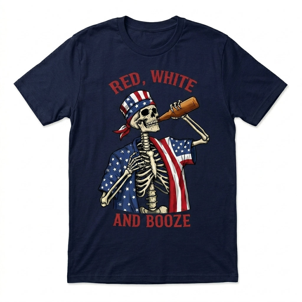 Red White And Booze T-shirt