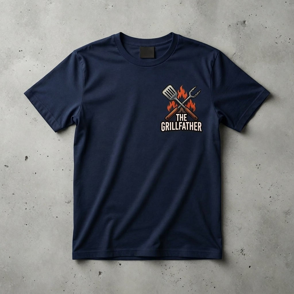 The Grillfather King off The Coals Short Sleeve Crusher Tee