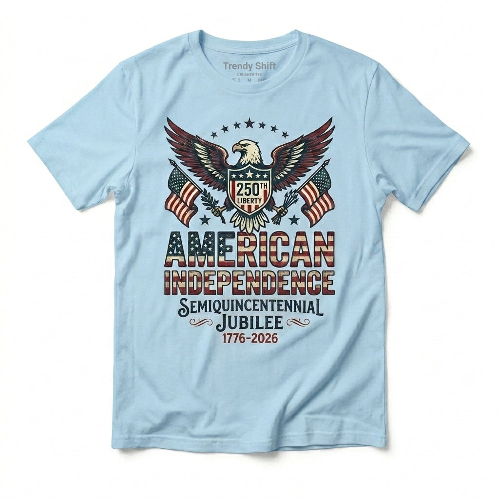 250th American Independence Eagle Tee - Semiquincentennial Jubilee 1776-2026